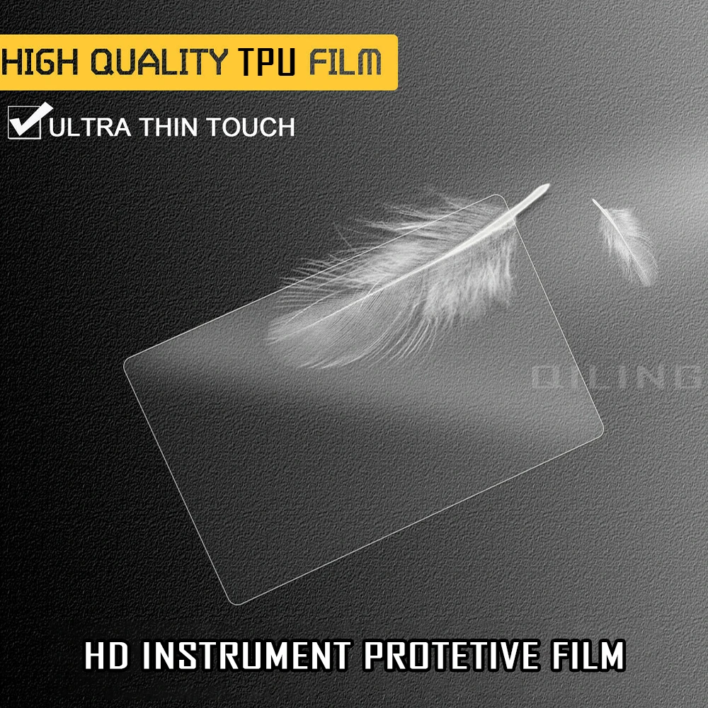 2023 MT-07 Accessories  Screen Protector Scratch Protection Film For MT 07 MT07 2023 Dashboard Screen Protector