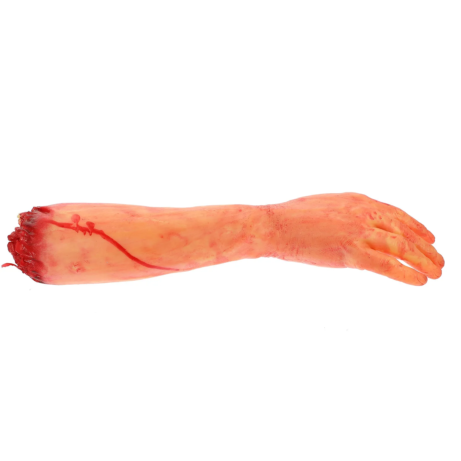 

Realistic Broken Arm Prop Halloween Decoration Vinyl Fake Separated Arm for Home Bar Fence Door Window Tree Haunted House
