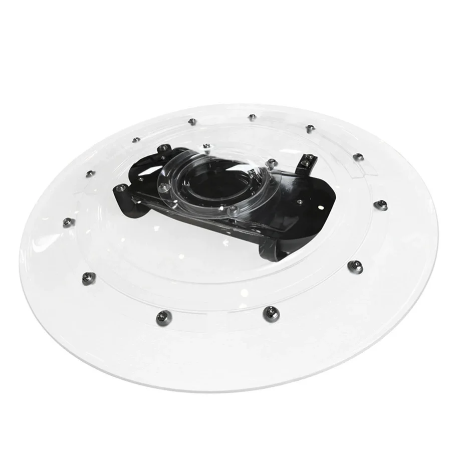 Factory Direct Sales of Anti-Strike Transparent PC Defense Shield, Circular Rotating Shield, Training Equipment for Anti-Riot