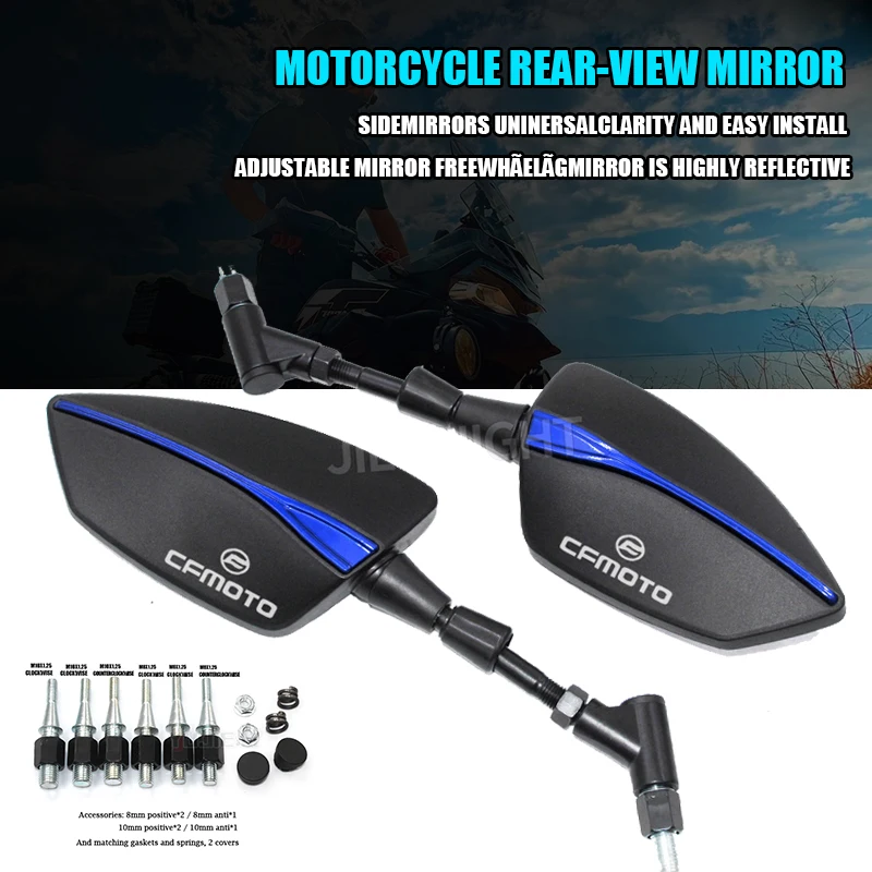 

For CFMOTO 150NK 250NK 400NK 650NK 650MT 800MT150 250 400 650 NK 650 MT Motorcycle Side Rear View Rearview Mirrors