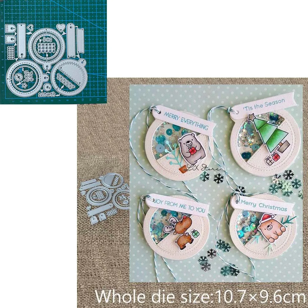 Etikett Metalls chneid werkzeuge Form Scrap booking Dekoration Papier karten Handwerk Messer Form Klinge Stanz schablone Präge Schablonen