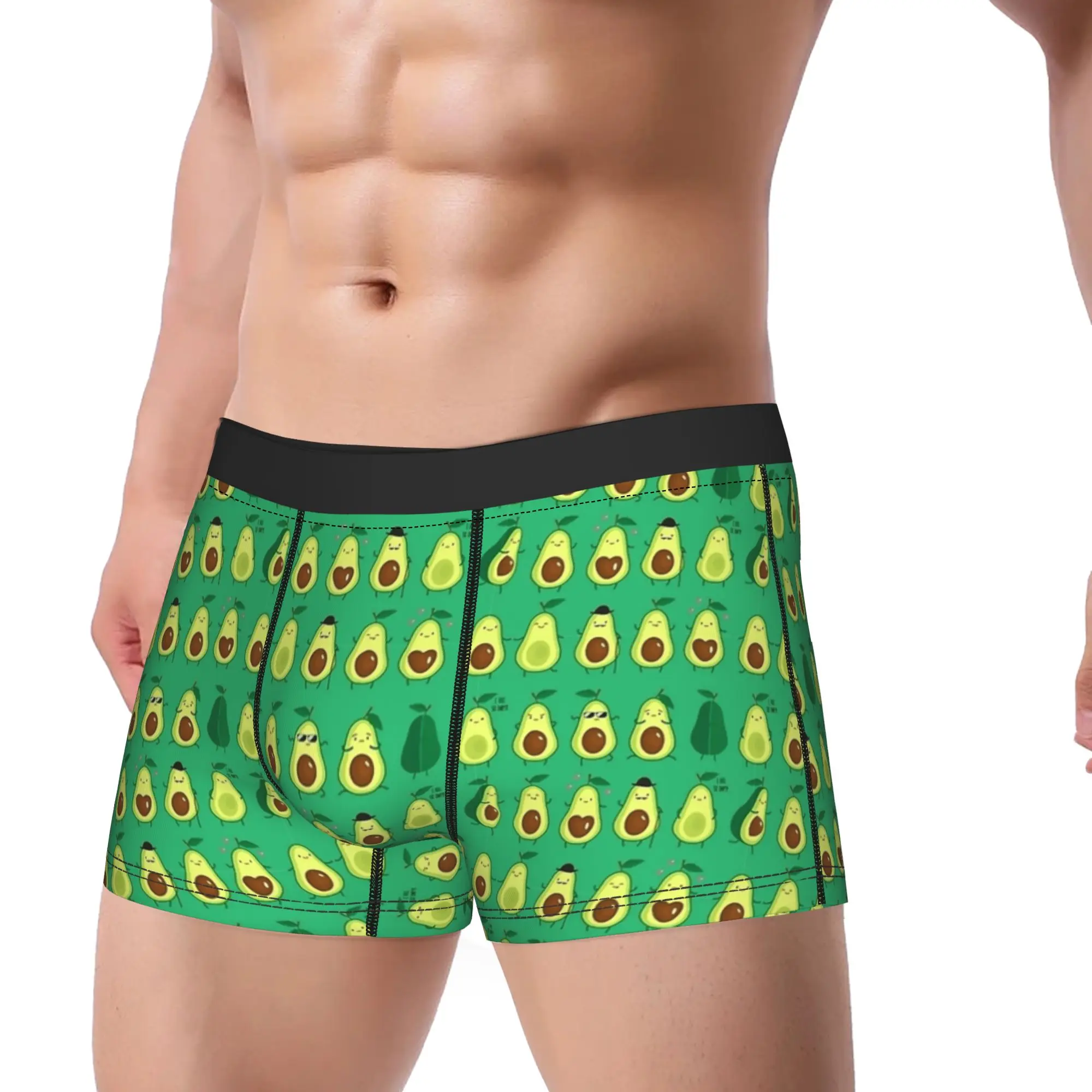 

Авокадо крутой забавный мем нижнее белье узор боксеры мужские трусы высокого качества забавные трусы-боксеры подарок на день рождения