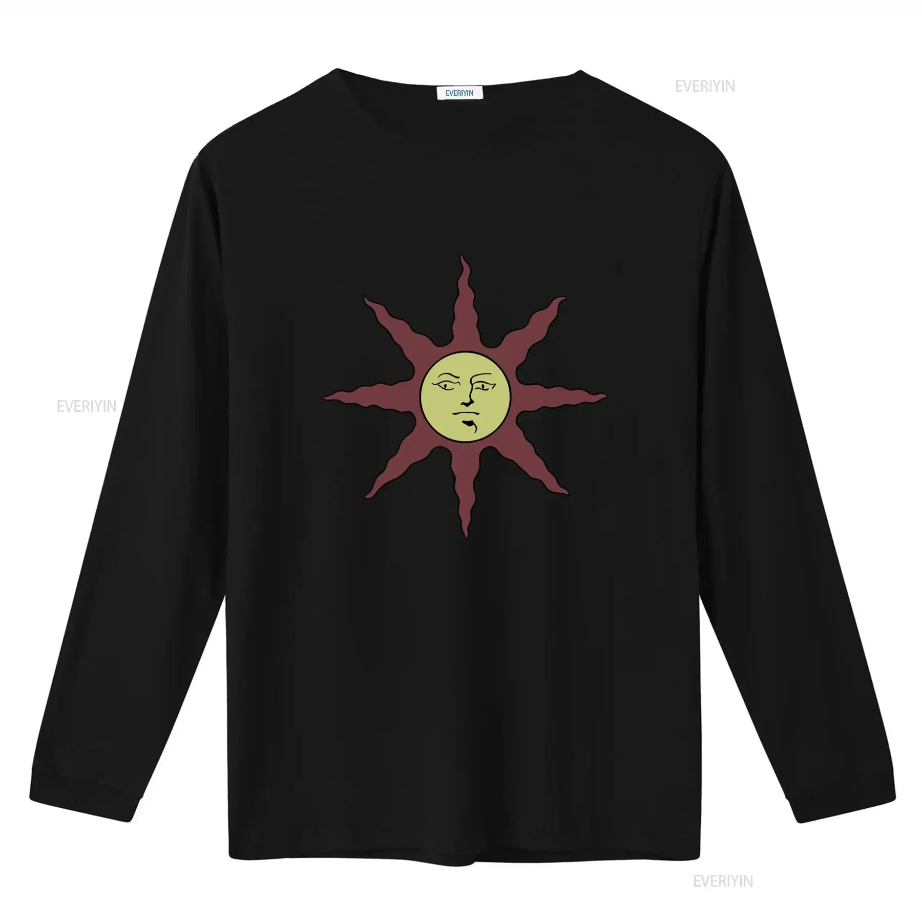 Dark Souls Solaire Of Astora Sun Symbol Praise The Men's Cotton T Shirt vintage Washed Top For Everyday Wear Breathable