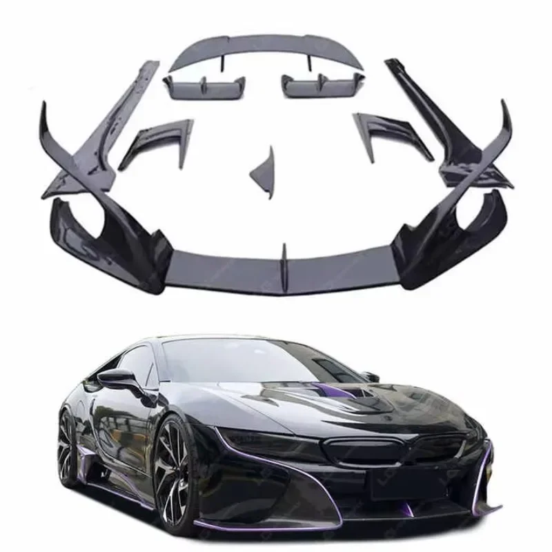 

New Arrival Top Style Carbon Fiber Body Kit for 2014-2020 I8 Front Lip Rear Diffuser Side Skirts Spoiler Auto Body Systems