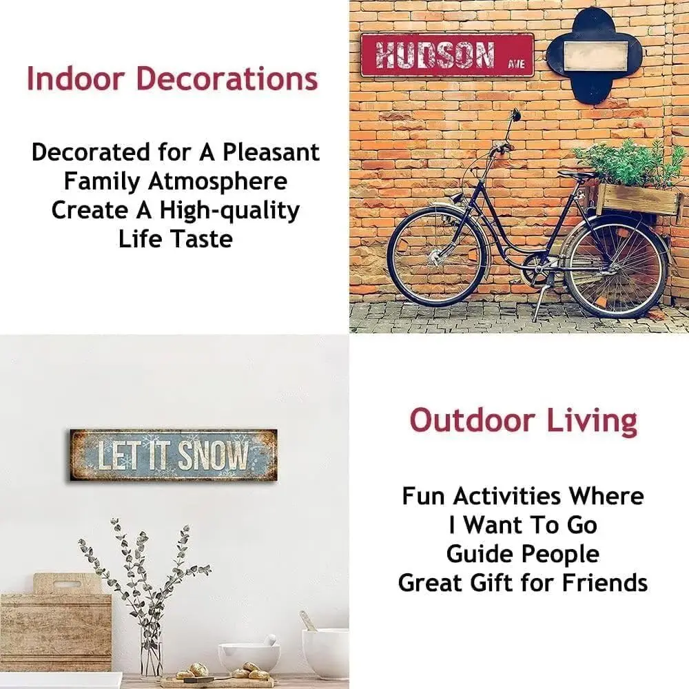 Vintage-Dekor-Wandschilder H1 H1 Lover H1 Schild Blechschild Wanddekoration 16 x 4 Zoll