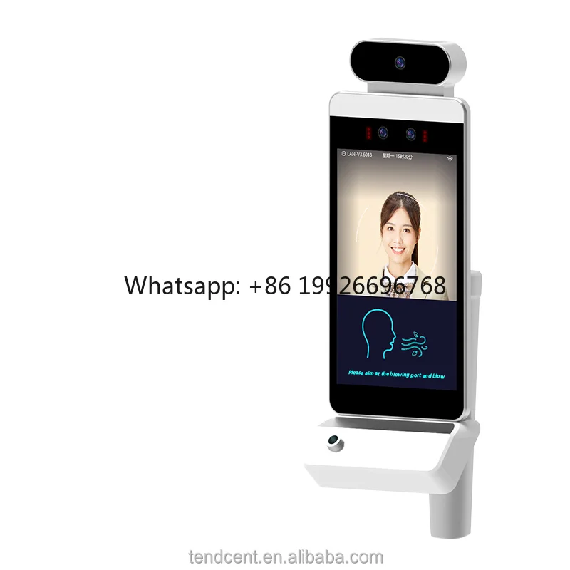 Customizable OEM ODM Rapid Breath Content Test Facial Recognition Alcohol Tester Temperature Measurement Driver Automotive