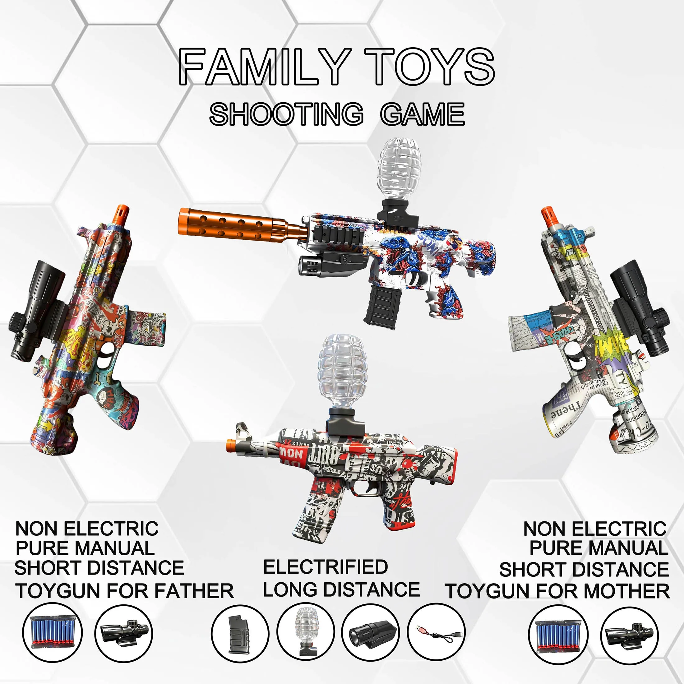 2PCS Manual Gel Bal…