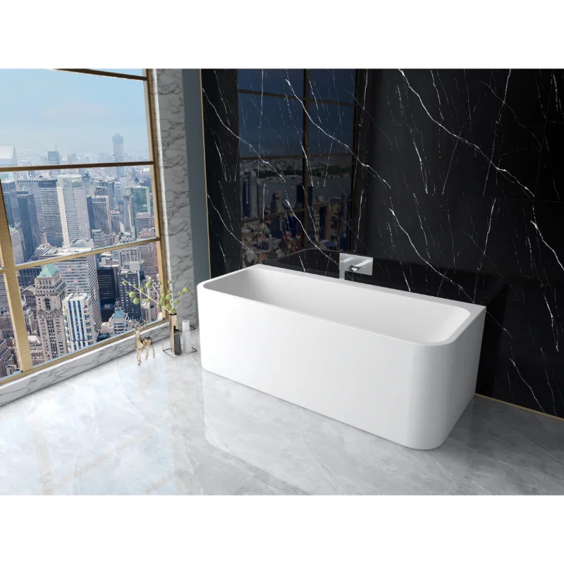 

2025 Современная гидромассажная ванна для ванной комнаты, воздушная струящаяся ванна, отдельно стоящая акриловая спа-массажная ванна со смесителем для душа, белая