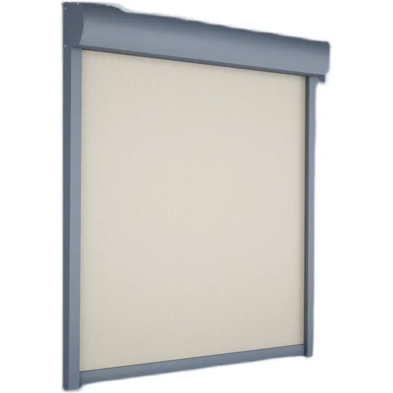 2026 Factory Price External Roller Blinds Remote Control Windproof Motorized Zip Screen Outdoor Roller Blinds