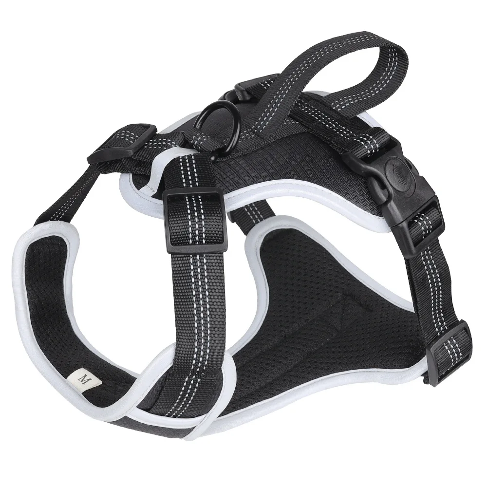 

Big Dog Harness Vest Breathable mesh harness for a Large dog Reflective Medium dog harness Small dog Chest strap