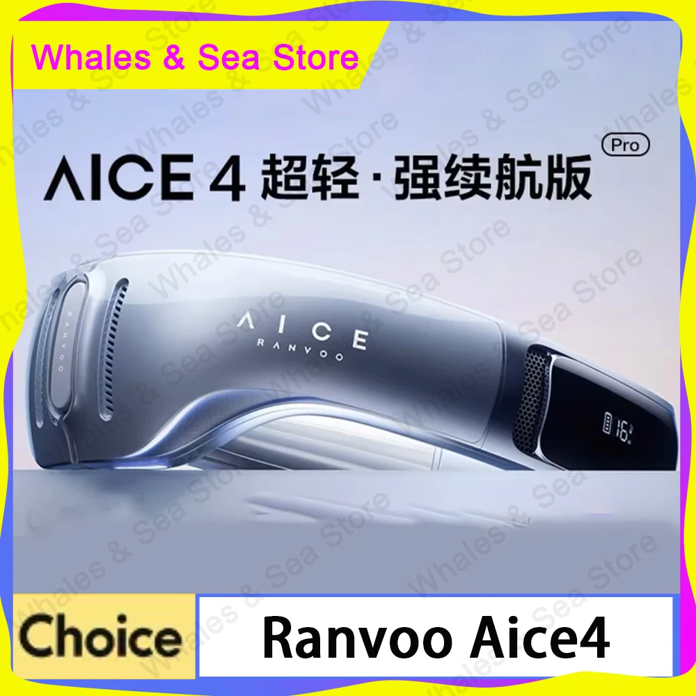 

Ranvoo Aice4 Neck Fan Portable Air Conditioner Small Cooling Fan Mini Smart Mute Usb Charging Outdoor Neck Cooler