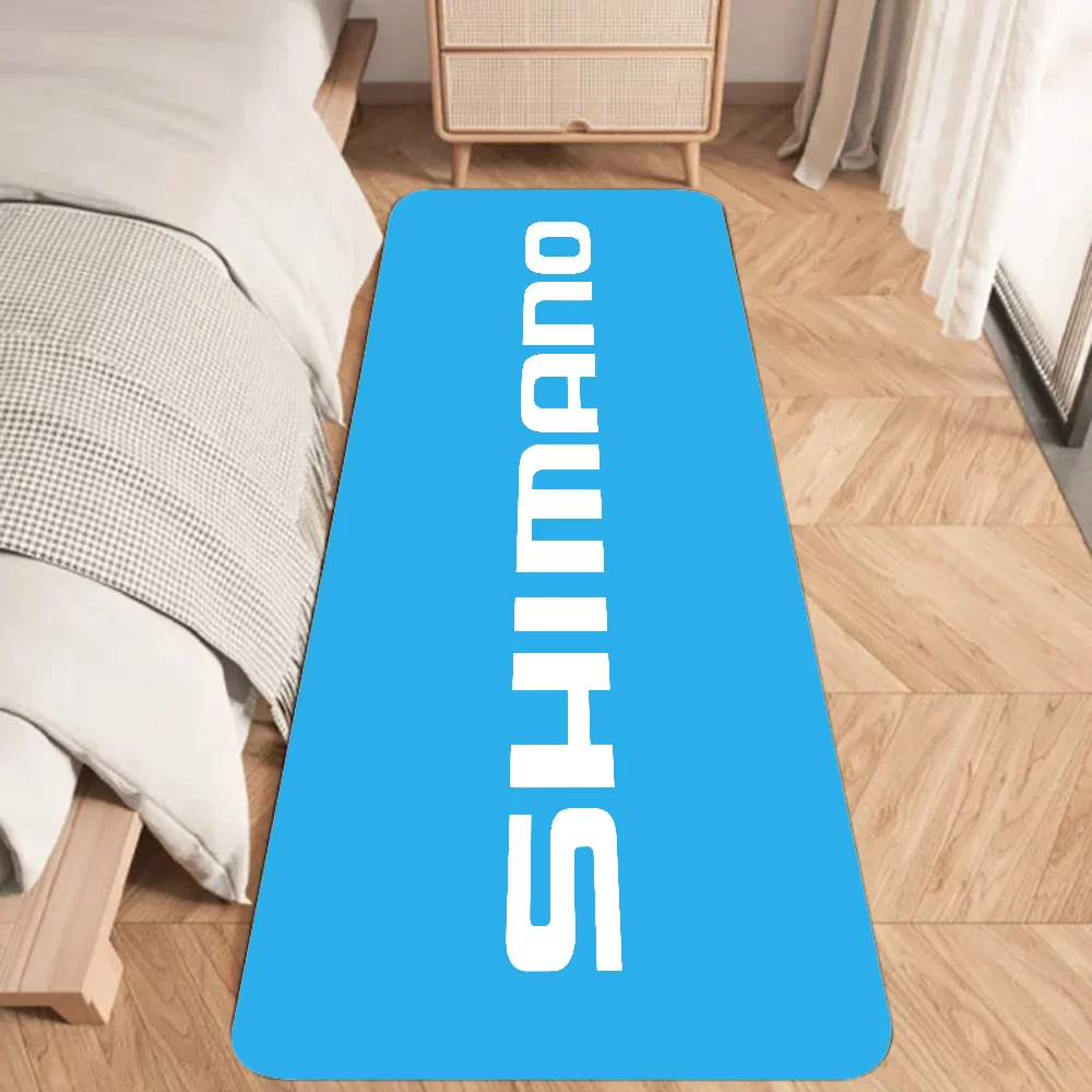 S-Shimano Floor Mat Graphic Printed Flannel Doormats for Bathroom Kitchen Entrance Carpet Home Decor