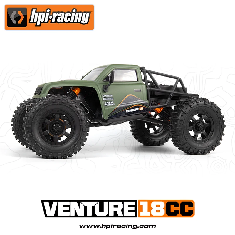 รถบังคับวิทยุ HPI 1/18 Scale Venture18 CCversions 4WD RTR เหมาะสำหรับเป็นของขวัญวันเกิดเด็กผู้ชาย จำลองเสมือนจริง
