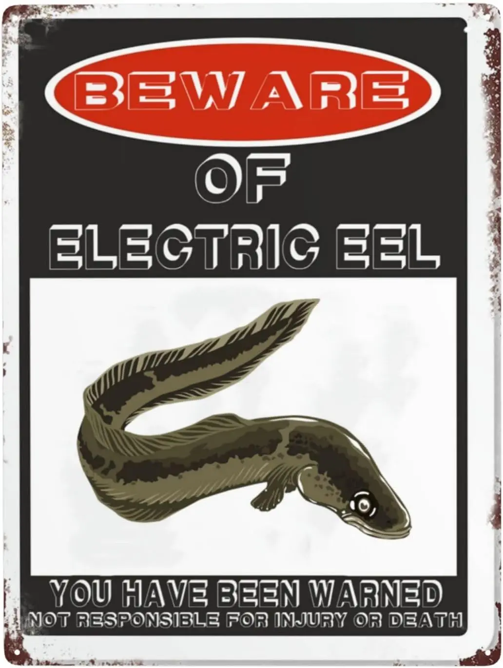 Beware Of Electric Eel Sign,12