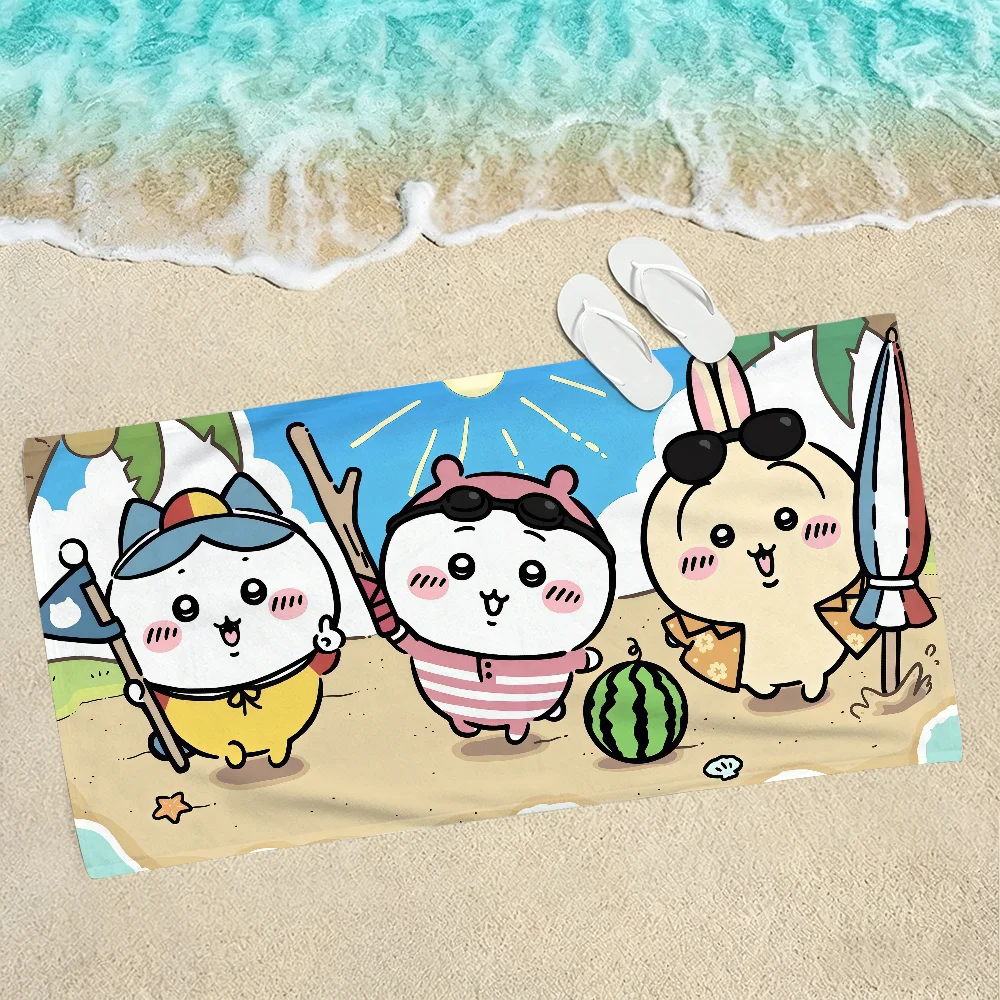 Cartoon cute C-Chiikawas Towel For Beaches Yoga Studios Gyms Hot Springs Swimming Pools And Picnics