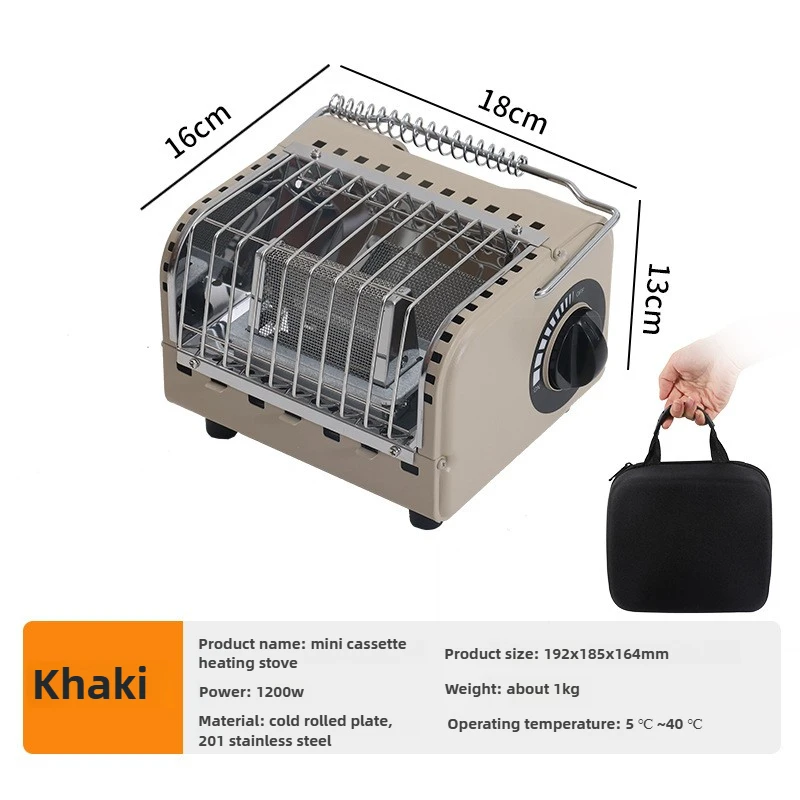 في الهواء الطلق موقد تسخين صغير التخييم موقد غاز الصيد التخييم سخان في الهواء الطلق المحمولة سيارة 2024 الشتاء التخييم لوازم في الهواء الطلق #5
