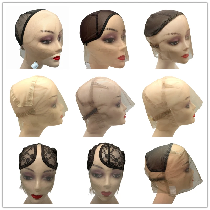 

13x6/13X4 Full Lace Front Wig Caps for Making Wigs with Adjustable Straps Glueless Weaving Cap Wig Base for Ventilating or Knott