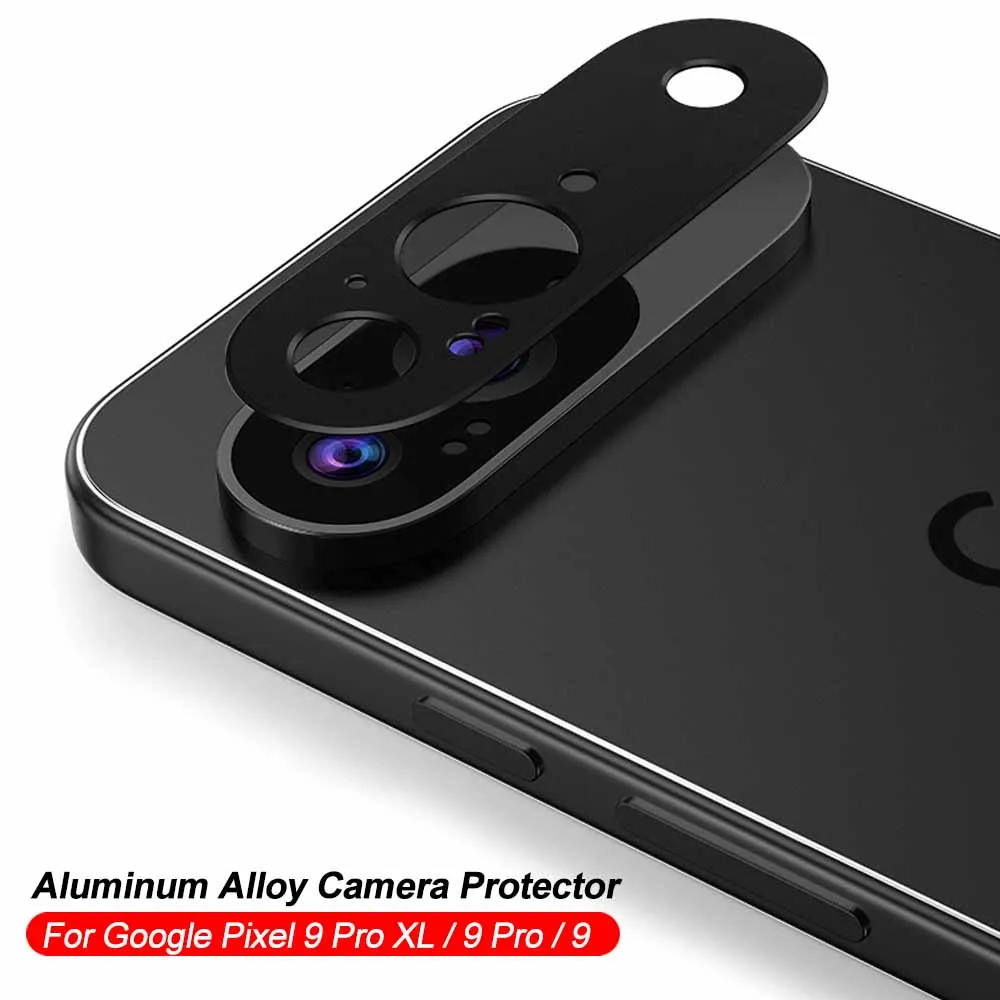 Pixel9 Pro Pixel 9Pro XL Case Metal Camera Protector Cover For Google Pixel 9 Pro XL Aluminum Alloy Back Camera Lens Ring Flim