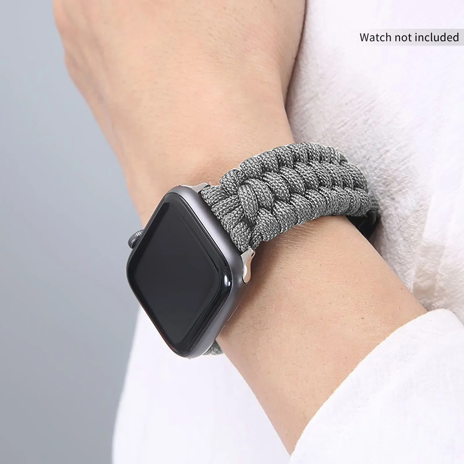 مظلة خارجية حبل الفرقة لساعة أبل 49 مللي متر 46 مللي متر 45 مللي متر 44/42/41/40 مللي متر حزام iWatch Ultra 2/3 SE 11 10 9 8 7 6 5 4 سوار