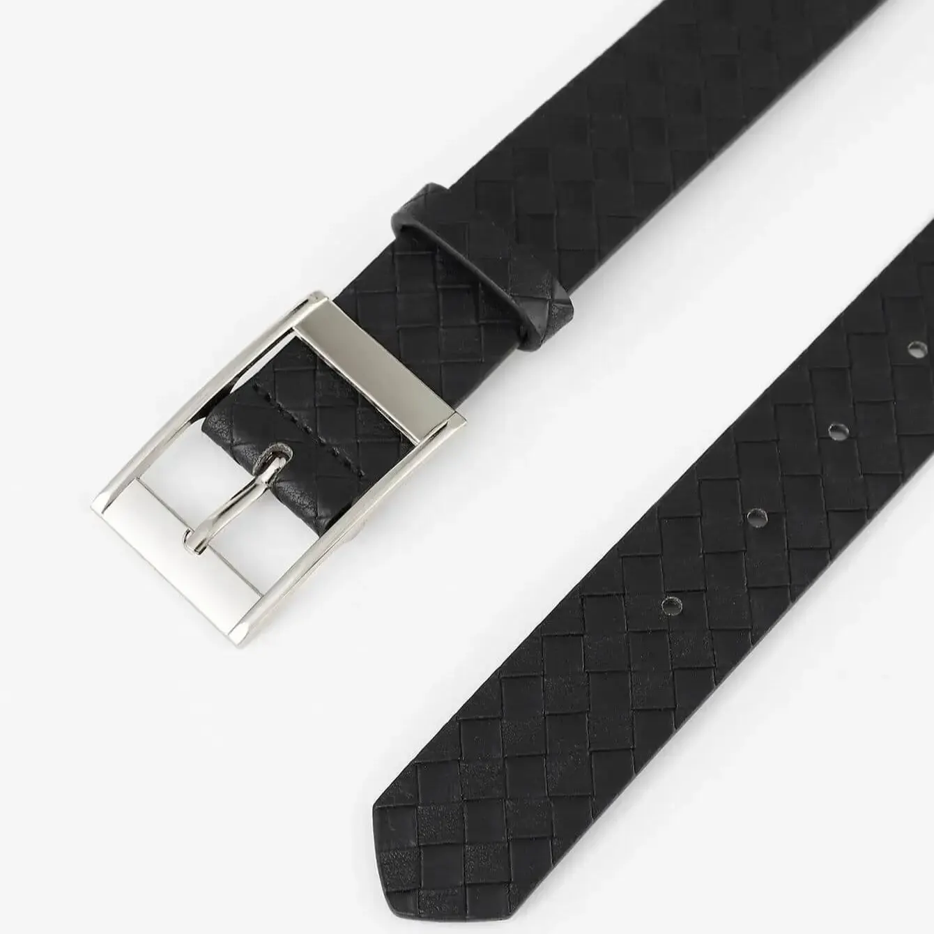 Men\'s Pin Buckle Faux Leather Belt Fashion Casual Business Belt