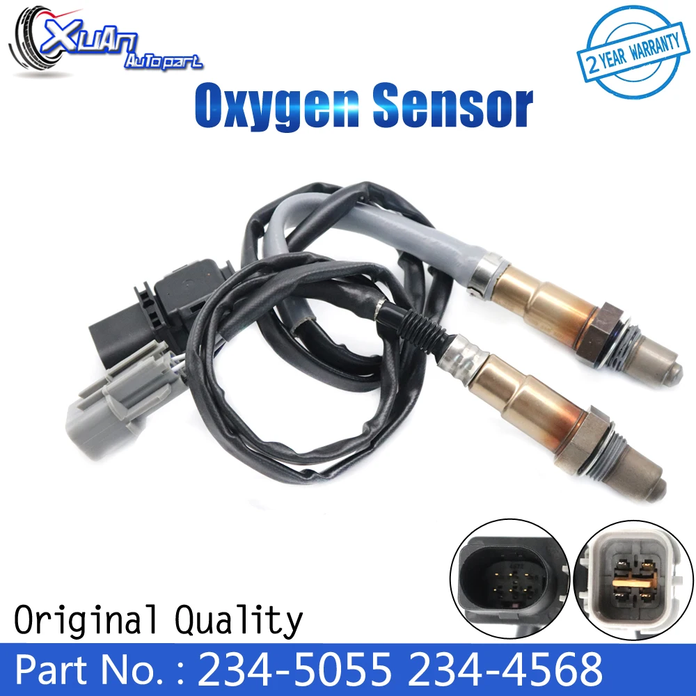 

XUAN Car Upstream Downstream Air Fuel Ratio Lambda O2 Oxygen Sensor 234-5055 234-4568 for Hyundai Accent Veloster Kia Rio Soul