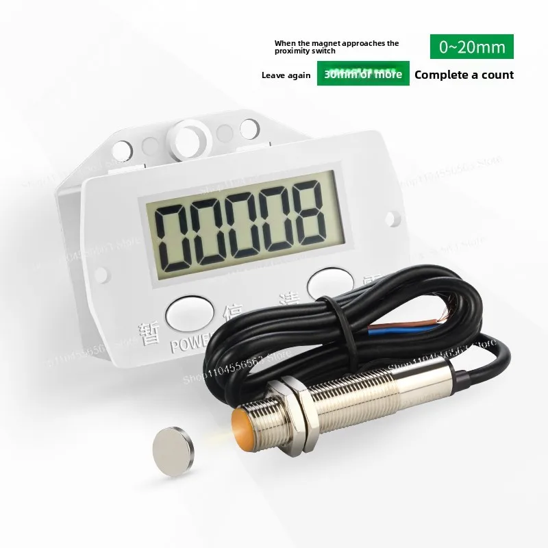 Industrial Electronic Digital Counter, Auto Magnetic Induction Punch Press Cycle Count Accumulative Counter