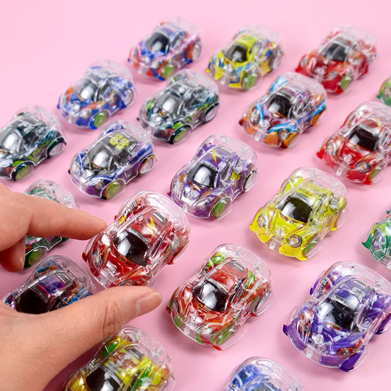 10-30Pcs Transparent Camouflage Pull Back Car Children Favors Vehicle Car Model Toys For Kids Birthday Party Gifts Pinata Filler