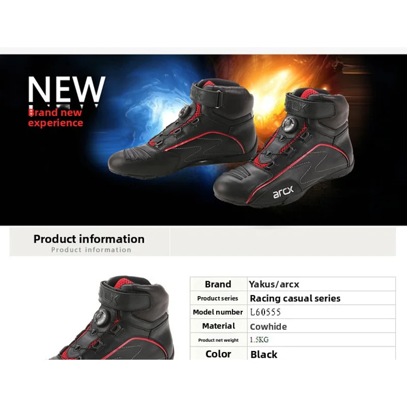 Shoes Boots Rubber Yes No Leather Unisex Adult Boots For Motorcycle Scoyco Markdown Sale