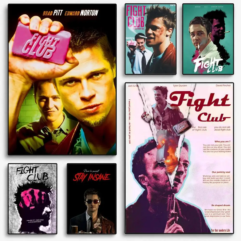 Fight.Club Poster Room Home Decoration Interior Wall Art Printing Garage Posters Gift
