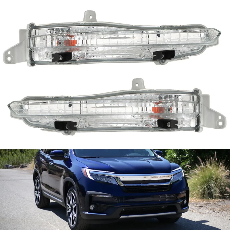 

Car Fog Lights For Honda Pilot 2019 2020 2021 2022 Front Bumper Fog Lamp Turn Signal Light 33300-TG7-A21 33350-TG7-A21