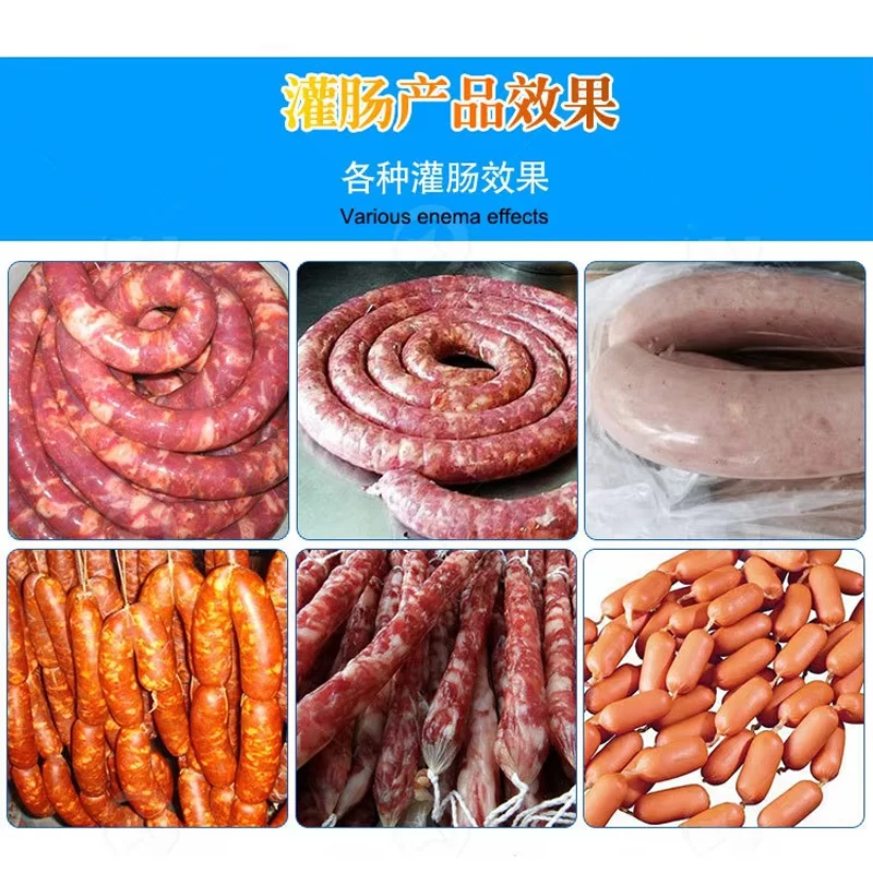 

Food Grade Sausage Making Machine Fish And Chicken Automatic Enema Machine