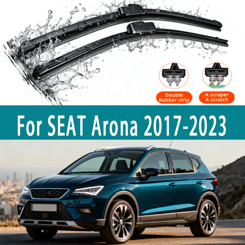 

Передние щетки стеклоочистителя с левым рулем для SEAT Arona 2017-2023 2017 2018 2019 2020 2021 2022 3x лобовое стекло 26 "18" аксессуары