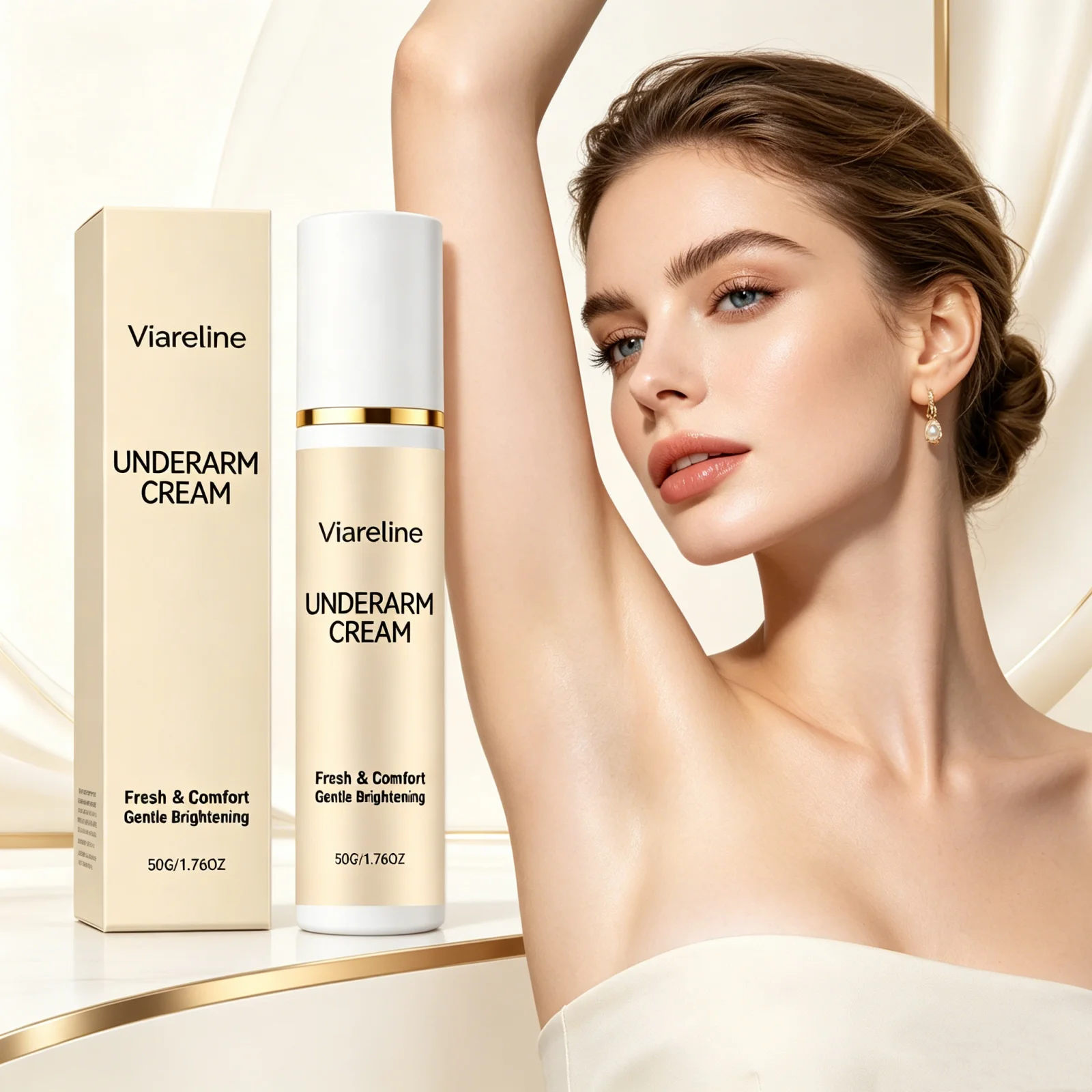 Underarm Whitening Cream Brighten Dark Underarms Fresh Moisturizing No Irritating Black Armpit Skin Care Armpit Lightening Cream