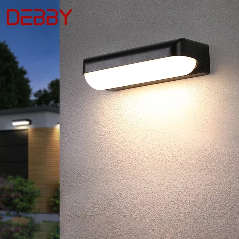 

DEBBY Contemporary LED Outdoor Wall Lamps Electric Simplicity Waterproof Balcony Hallway Courtyard Villa Gate Hotel