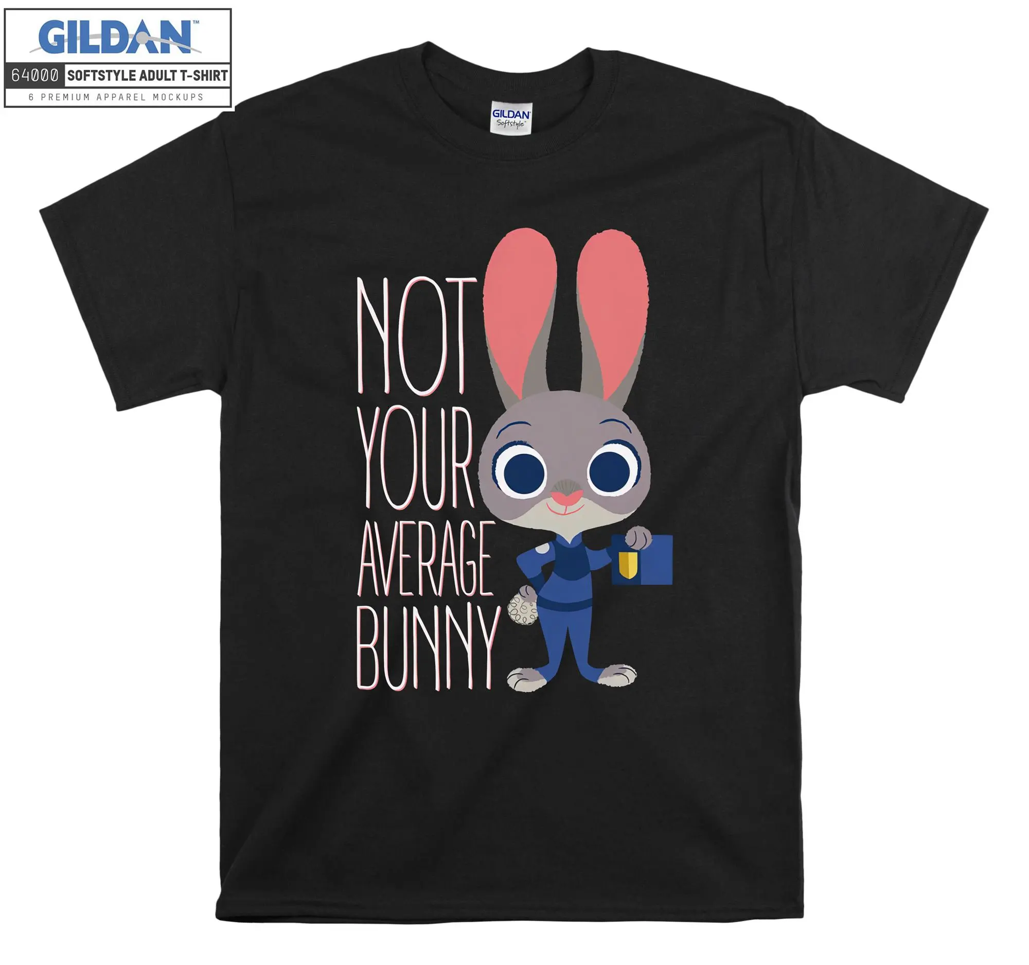 

Zootopia Judy Hopps Plain Rabbit T-shirt Kids T-shirt Men's and Women's T-shirt Parent-child outfit Christmas gift