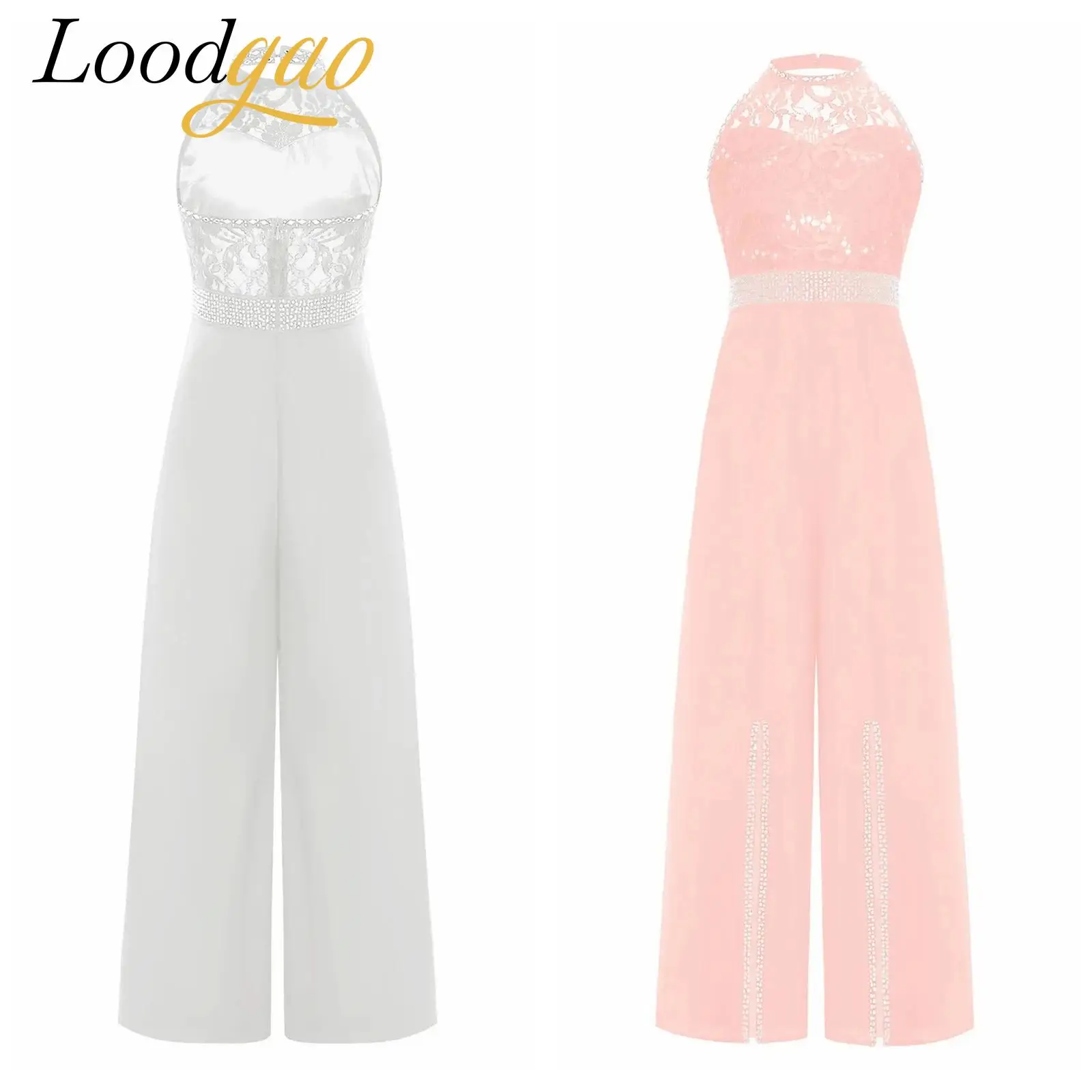 Ricamo Pagliaccetto per bambini Costume da ballo lirico diviso con paillettes Tuta da ballo per bambini Tute da ballo per ragazze