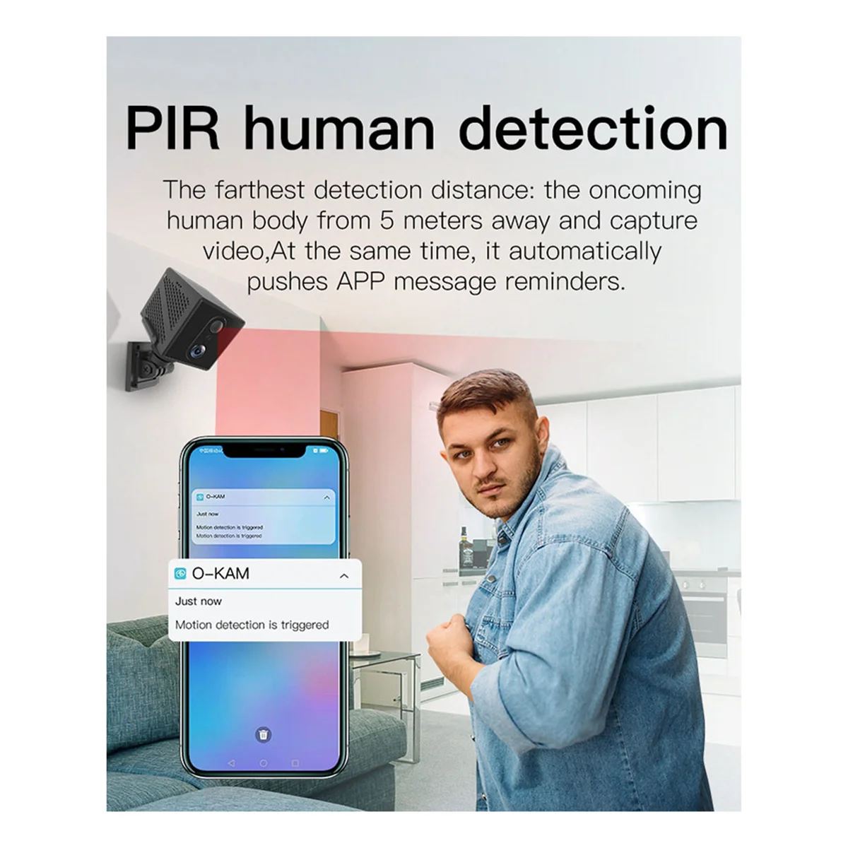 A93P 3MP 4G SIM Card Mini Camera Human Detection Camera 3000mAh Battery Security Surveillance Camcorder Video Recorder Camera