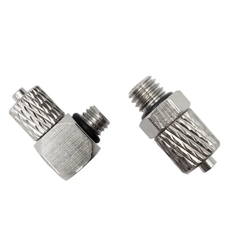 10Pcs Male Thread M3 M4 M5 M6 Mini Pneumatic Pipe Connector Screw Through Quick Fitting OD Air Tube Fast Twist Joint