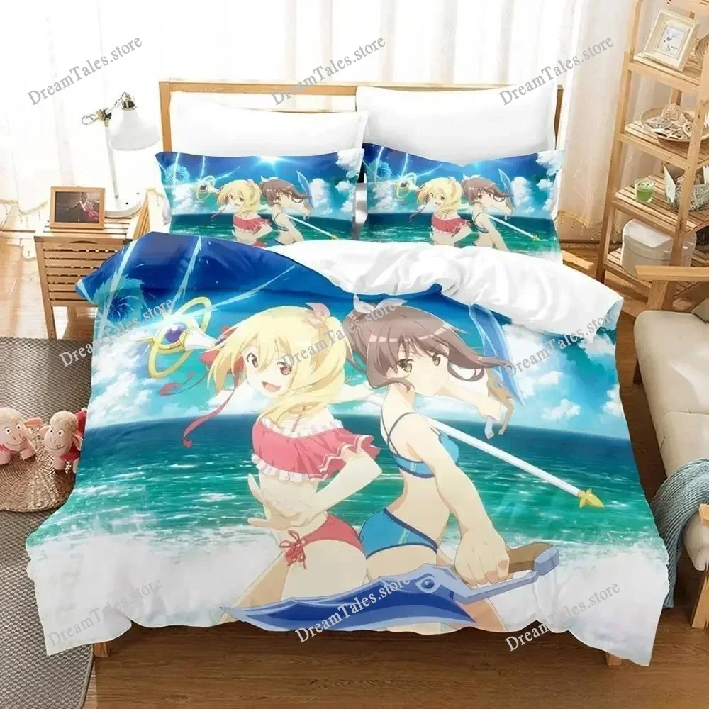 

Cartoon BOFURI I Don’t Want To Get Hurt, So I’ll Max Out My Defense Bedding Set Single Twin Full Queen King Size Bed Set Adults