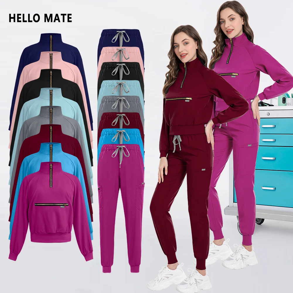 

Wholesale Price Workwear Beauty Hospital Uniforms Medical Uniforms Women Doctor Nurse Scrubs Set Jogger Set Surgical Accessories