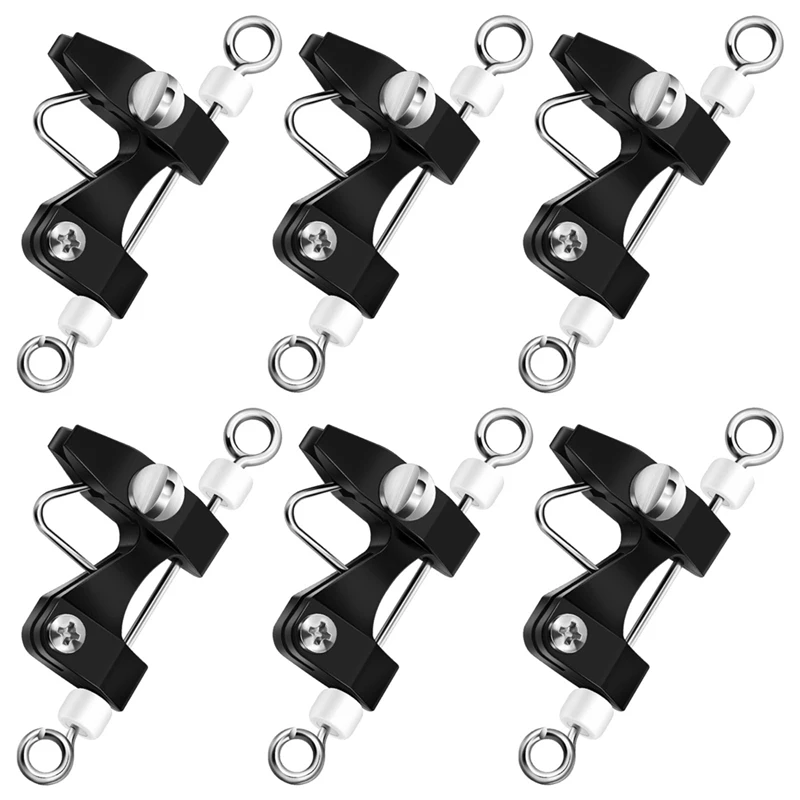 6Pcs Outrigger Release Clips Downrigger Release Clips With Adjustable Tension Planer Board Clips Downrigger Fishing Kite