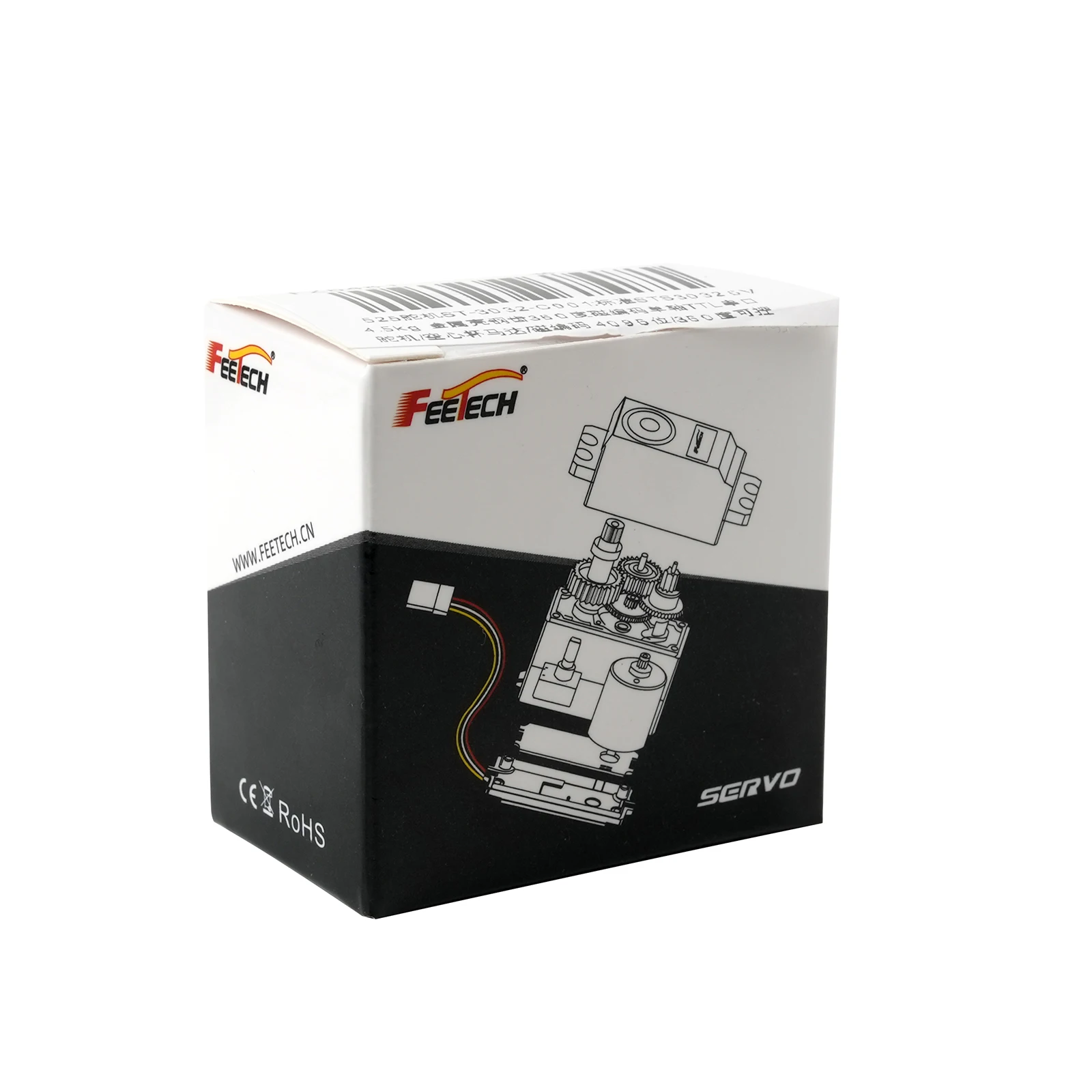 12PCS FEETECH STS3032M Smart TTL Serial Bus Servo 6V 4.5KG Magnetic Encoder 360° Rotation All Metal Coreless Motor Robotic Servo