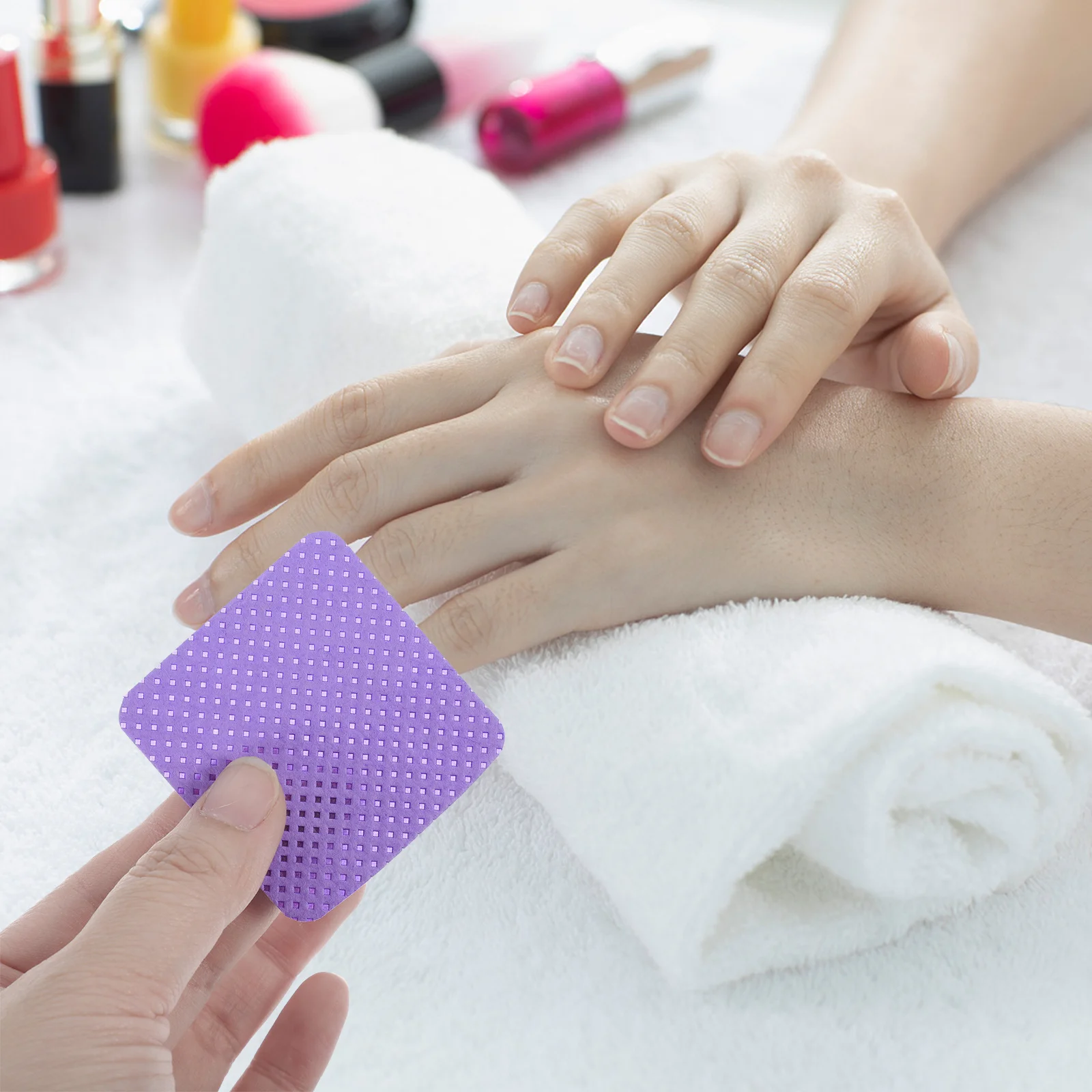 400 pezzi salviette per estensione ciglia tamponi per pulizia colla per rimozione smalto per ciglia strumento di bellezza portatile multiuso da viaggio