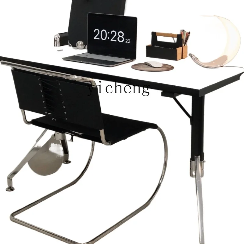 ZK Computer Desk Desktop Simple Home Desk Double Modern Light Luxury Office Oval Conference Workbench