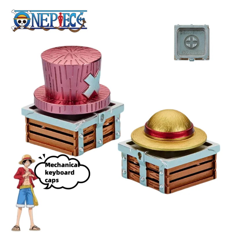 

One Piece Luffy Chopper Ace hat personality mechanical keycap creative anime peripherals two-dimensional marshal keyboard cap