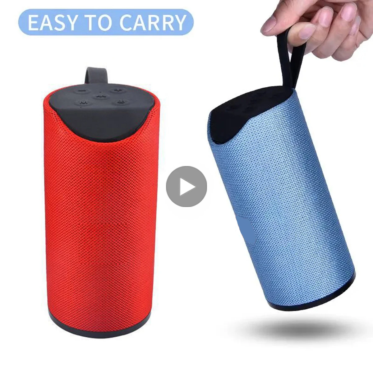 Outdoor Portable Wireless Speaker Soundbar Radio FM Receiver Bluetooth Music Sound Box Bar Subwoofer Bass Aux Waterproof Bicycle