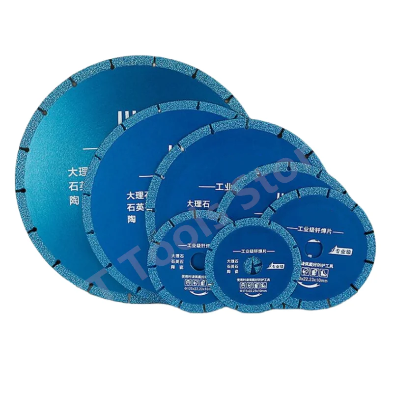 1PC 115/125/150/180/230/250/300mm Vacuum Brazed Diamond Saw Blade Renovator Multitool Stone Ceramic Marble Quartz Cutting Disc