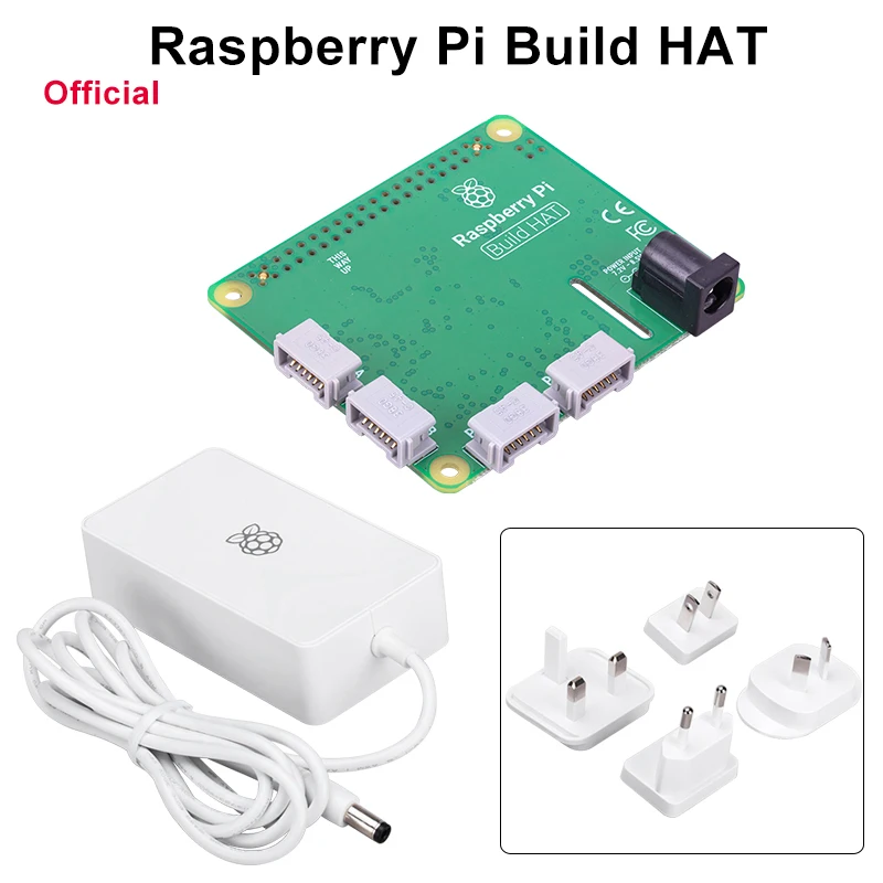 

Raspberry Pi Build HAT 48W 8V 6A Power Suppy Connecting Raspberry Pi with Technic Devices Education