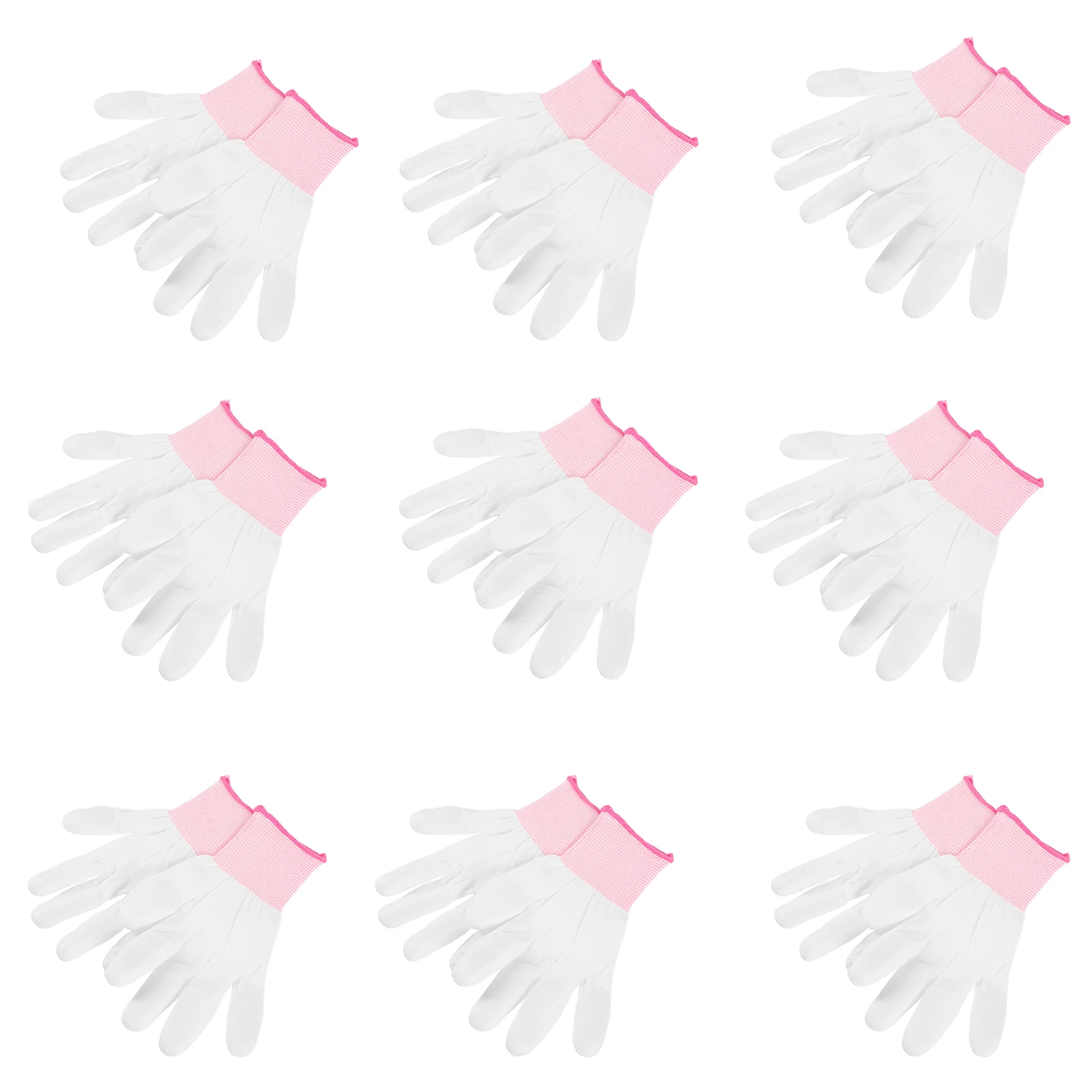 

12 Pairs PU Palm Gloves Black Waterproof Anti Resistant Breathable Anti Slip Mechanic Motorcycle