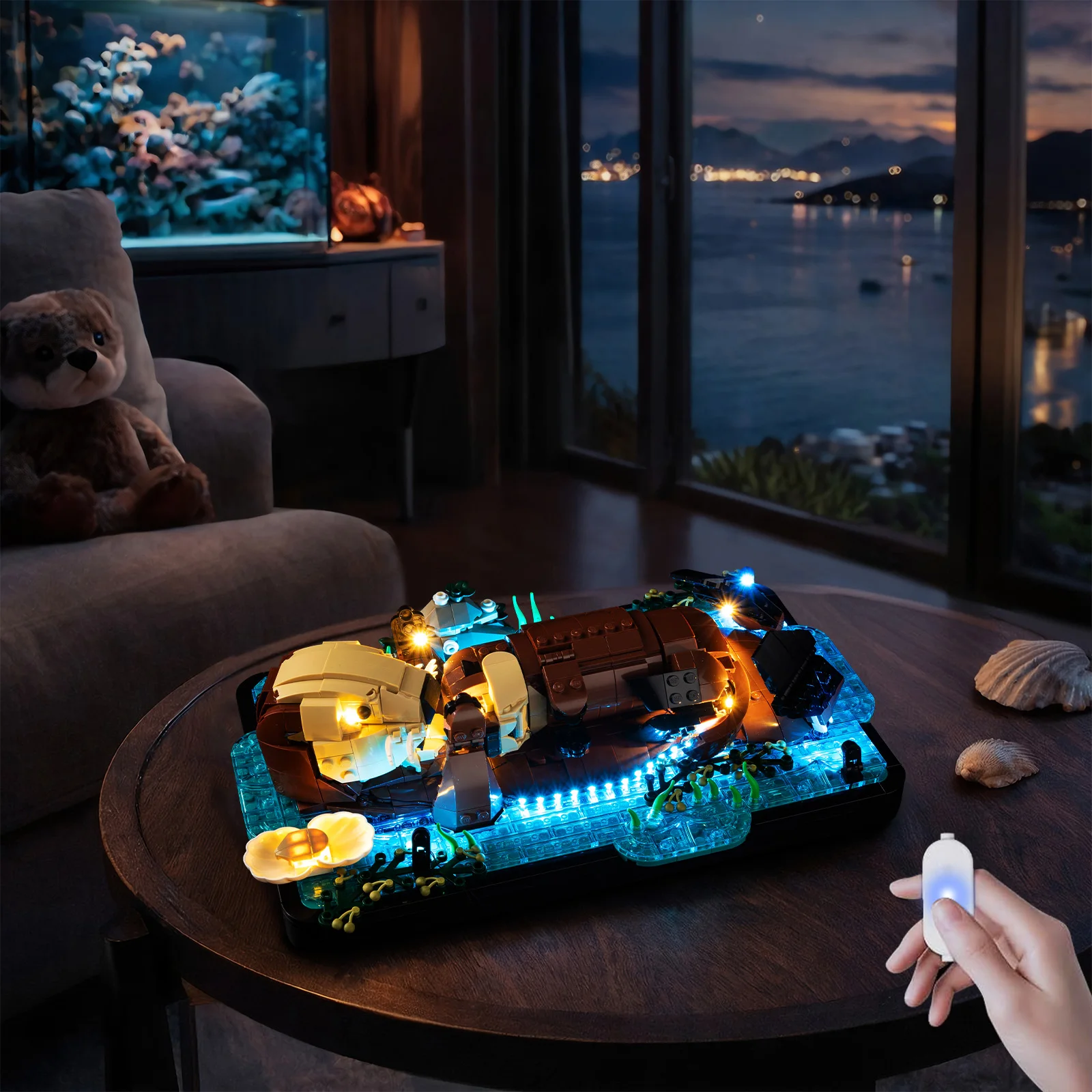

LED Light Set Suitable for Lego Floating Sea Otters 21366 Building Blocks Lamp (No Model Bricks)